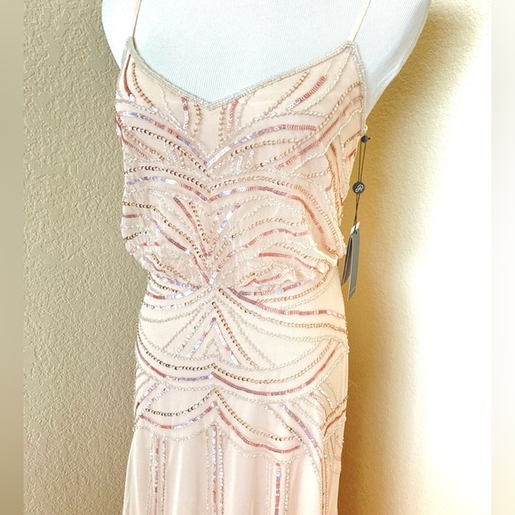 Special occasion gown party dress bridesmaids wedding guest dress art deco dress - Picture 6 of 16
